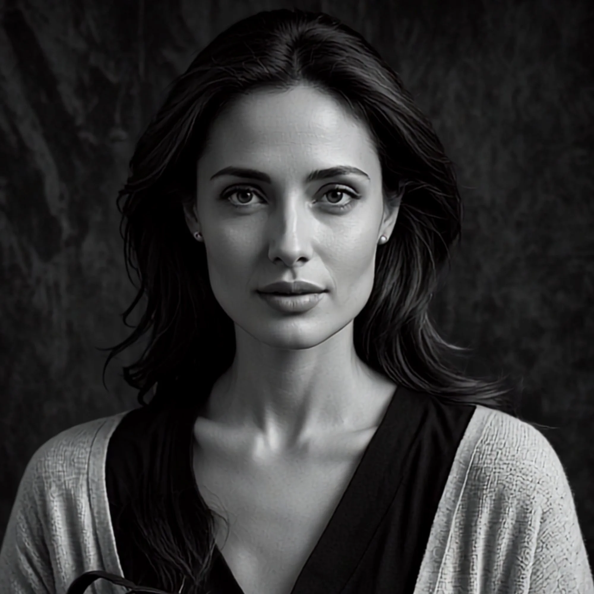 Portrait of Angelina, whose unexpected actions change the course of the investigation.