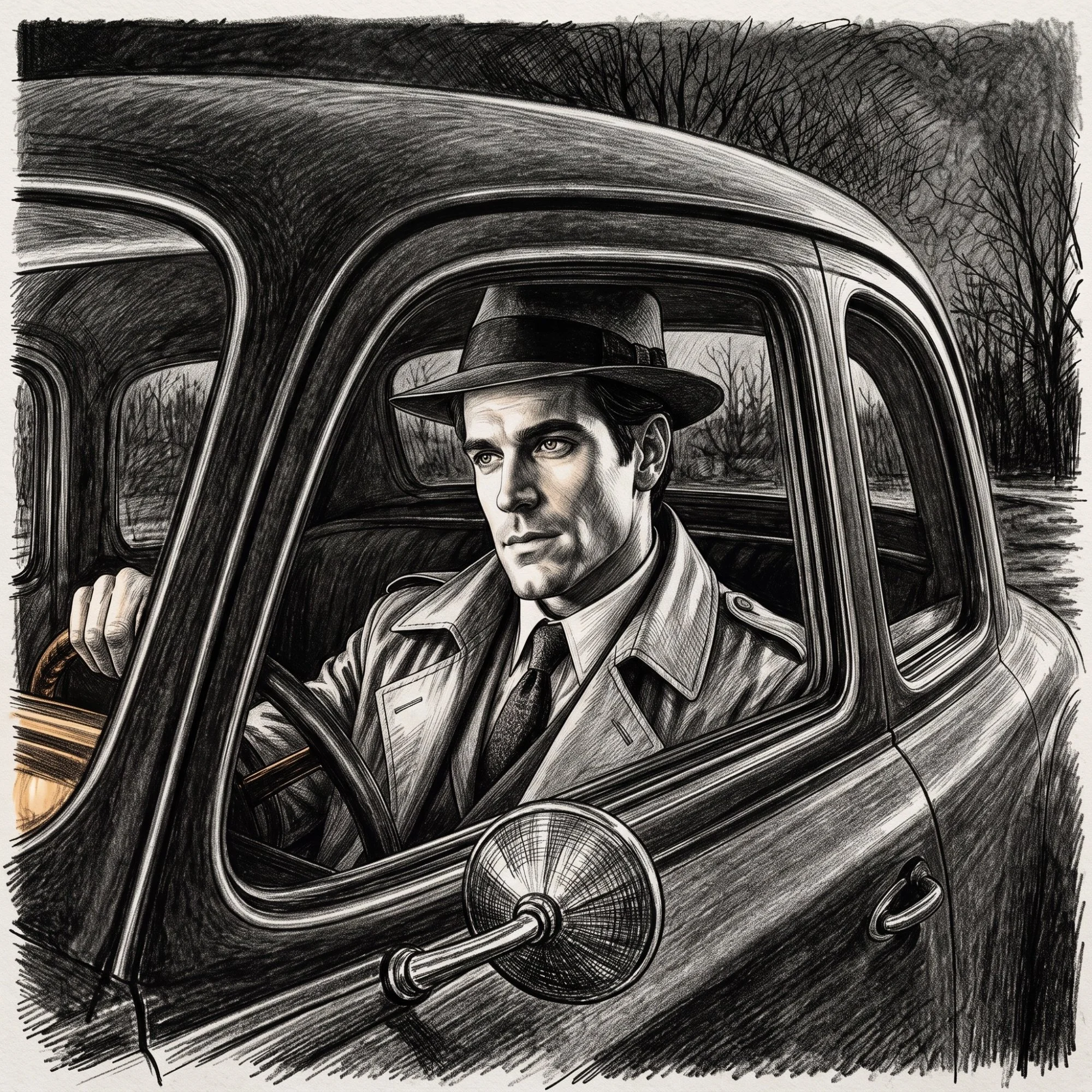 Max Moxie sits alone in his car after the case, quietly reflecting on Zoe and the choices that brought them here.