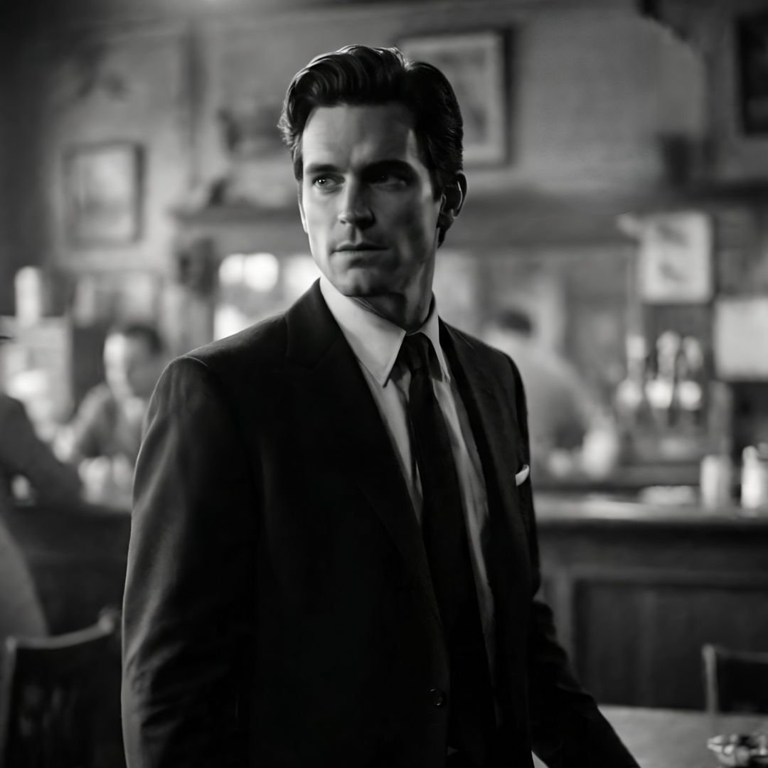 Max staring at Zoe from across the room