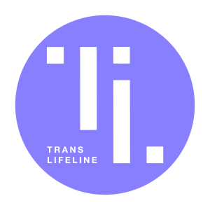 A purple circular logo with white text that reads 'TRANS LIFELINE' and stylized letters 'li.'
