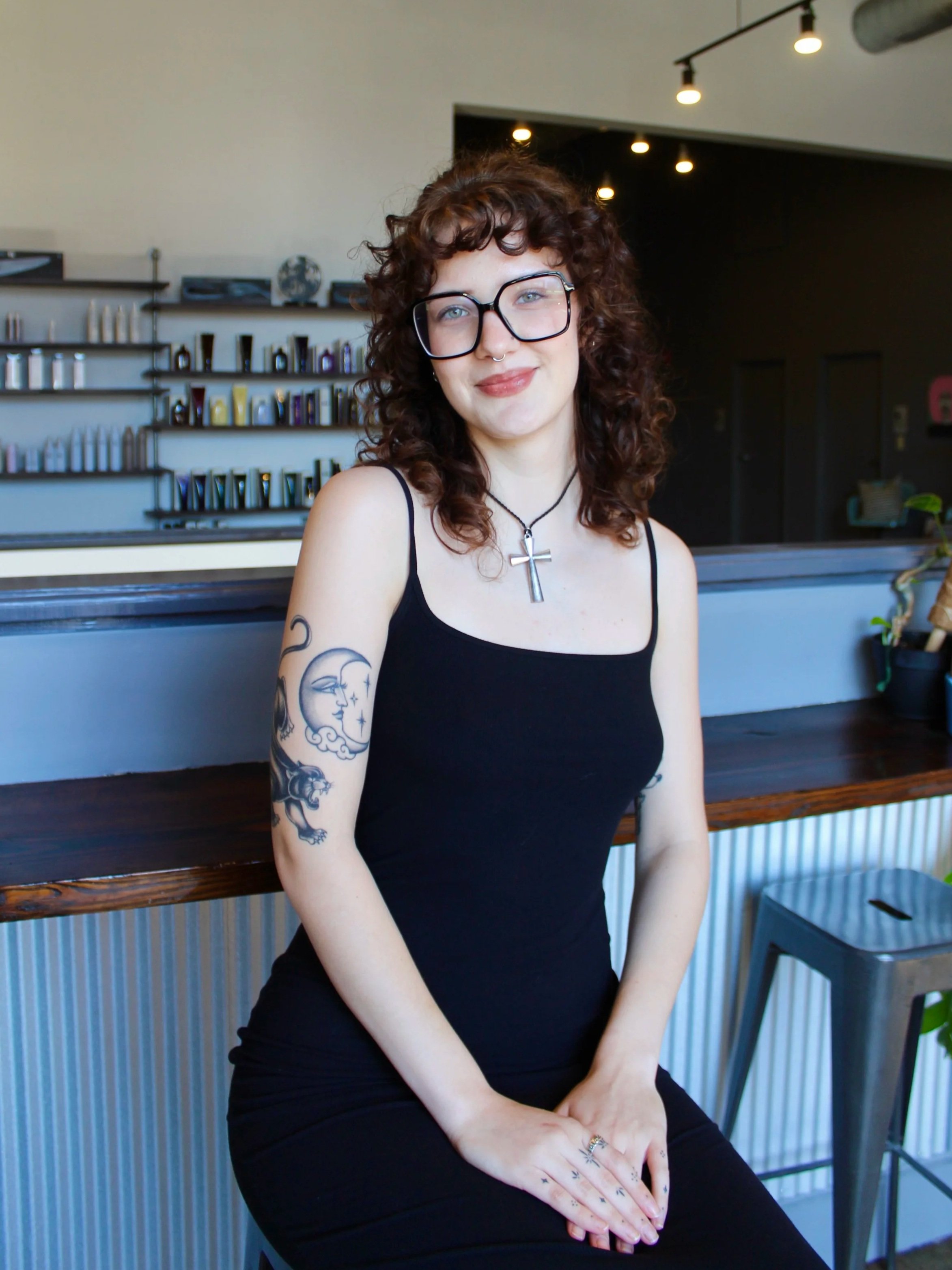 Addy Holland is an assistant and Salon 387