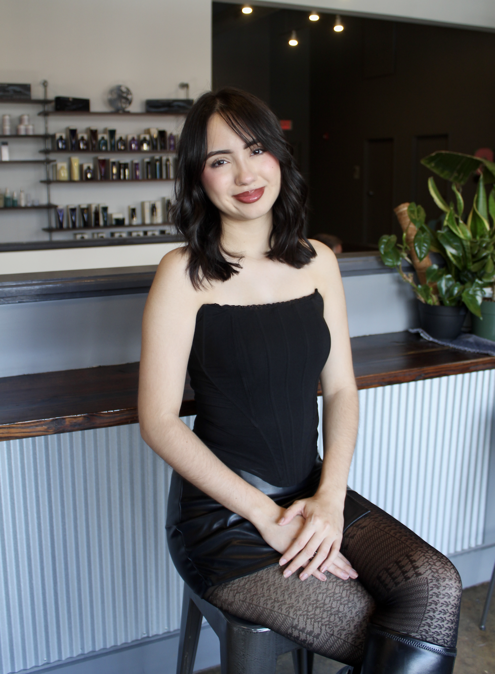 Aileen Chavez is a styling assistant at Salon 387 in Memphis