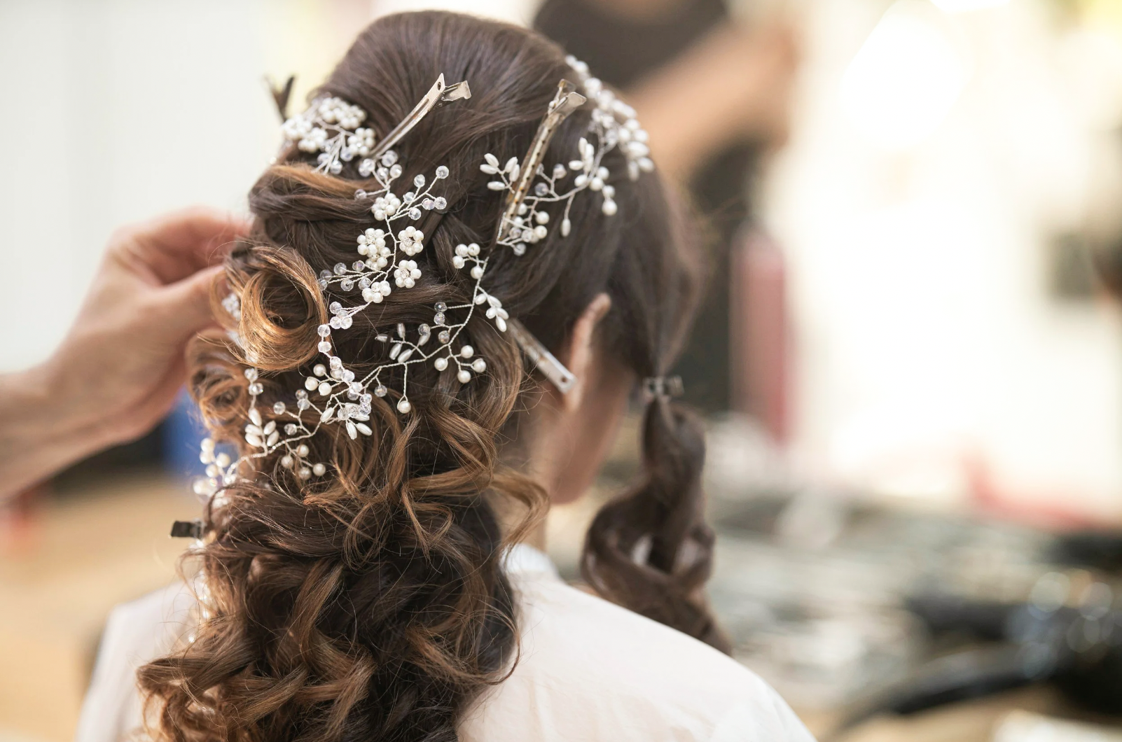 Bridal Hair, Wedding Hair in Memphis, Tennessee. Destination Stylist