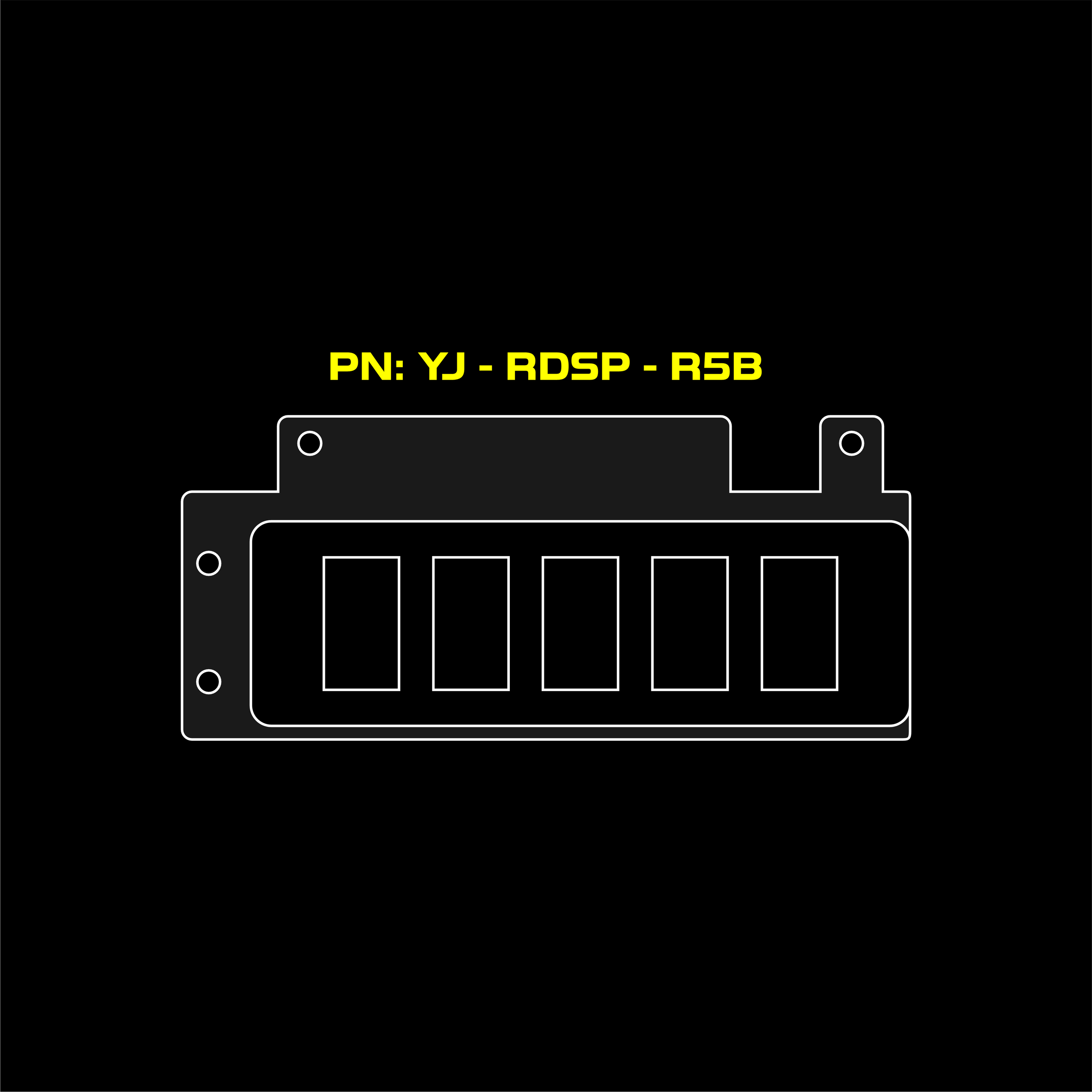 RadioSilent - YJ Radio Delete Switch Panel