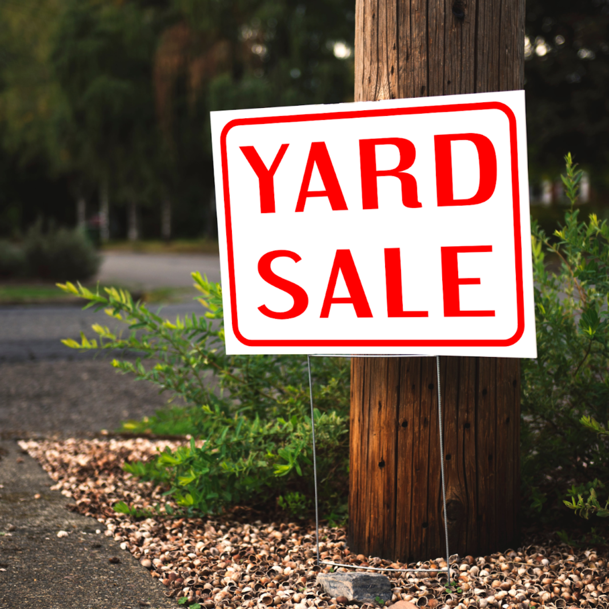 Custom Yard Signs w/Step Stakes (x10) - Double Sided