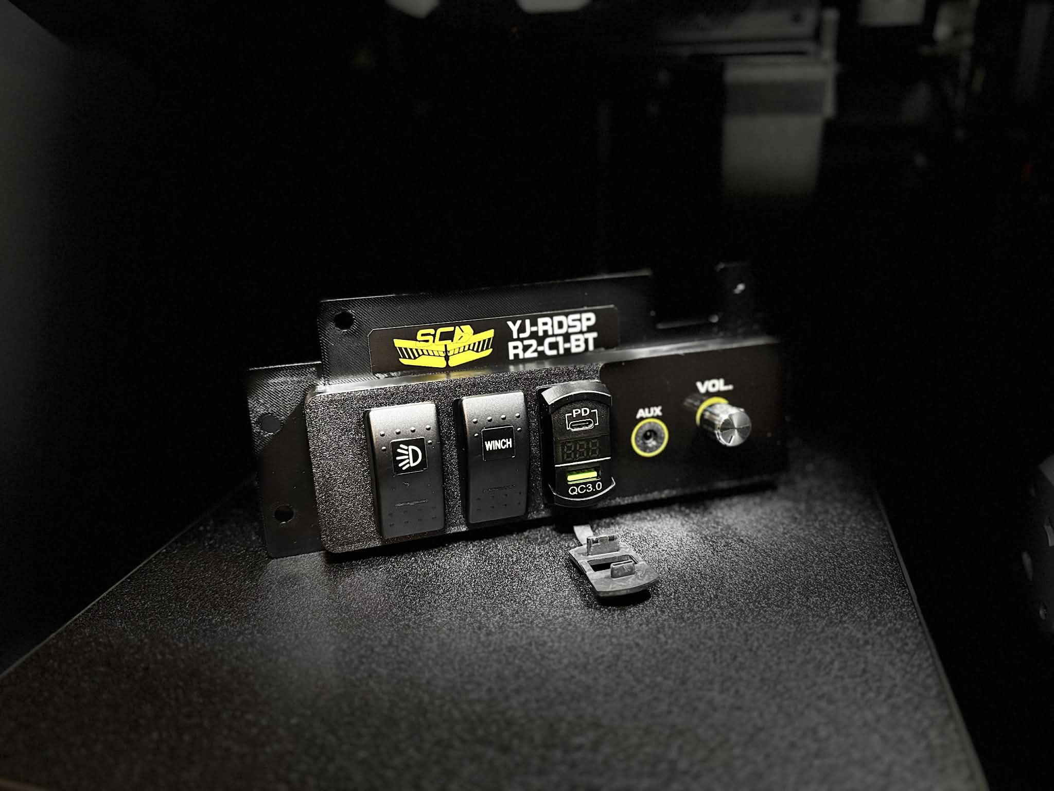 RadioSilent - YJ Radio Delete Switch Panel