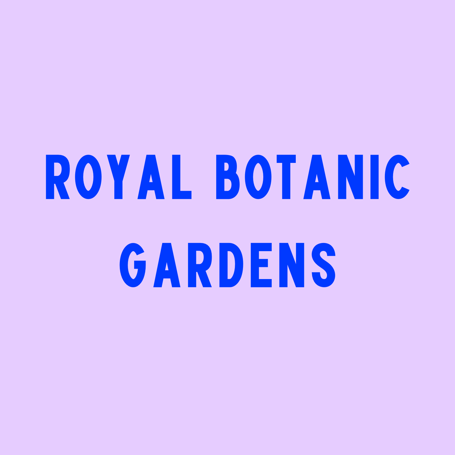 Royal botanical gardens