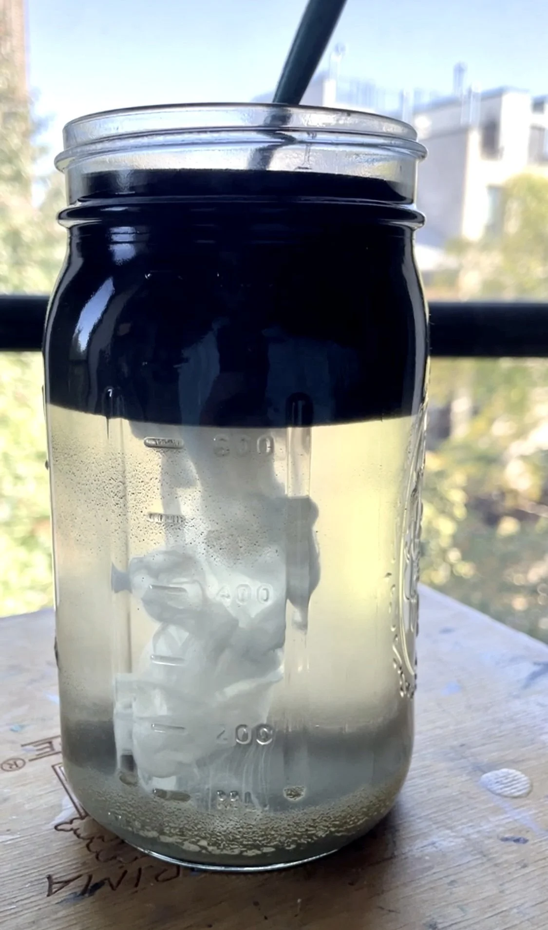 A receptacle for collecting paint.