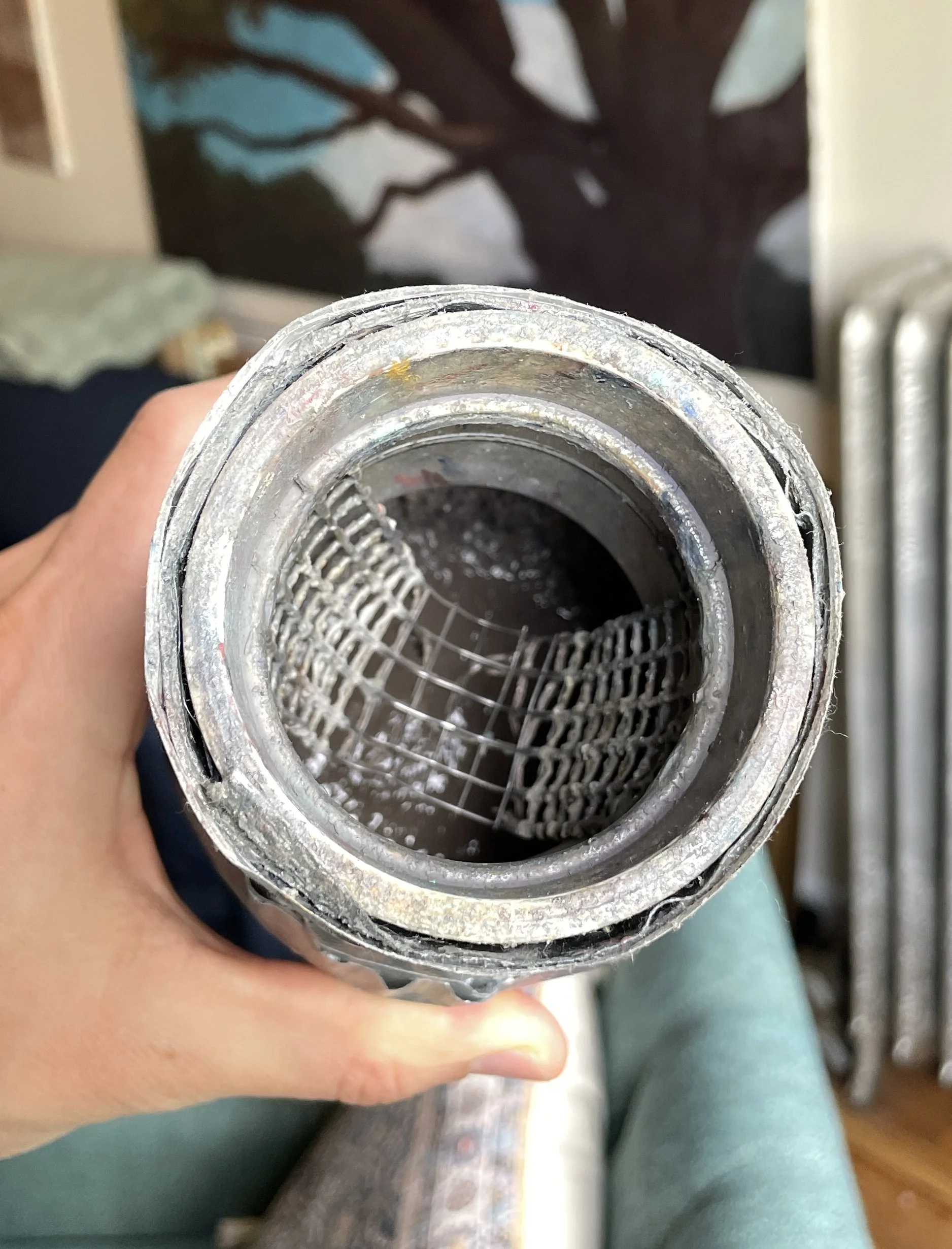 View from above of the original Brush Cleaner.