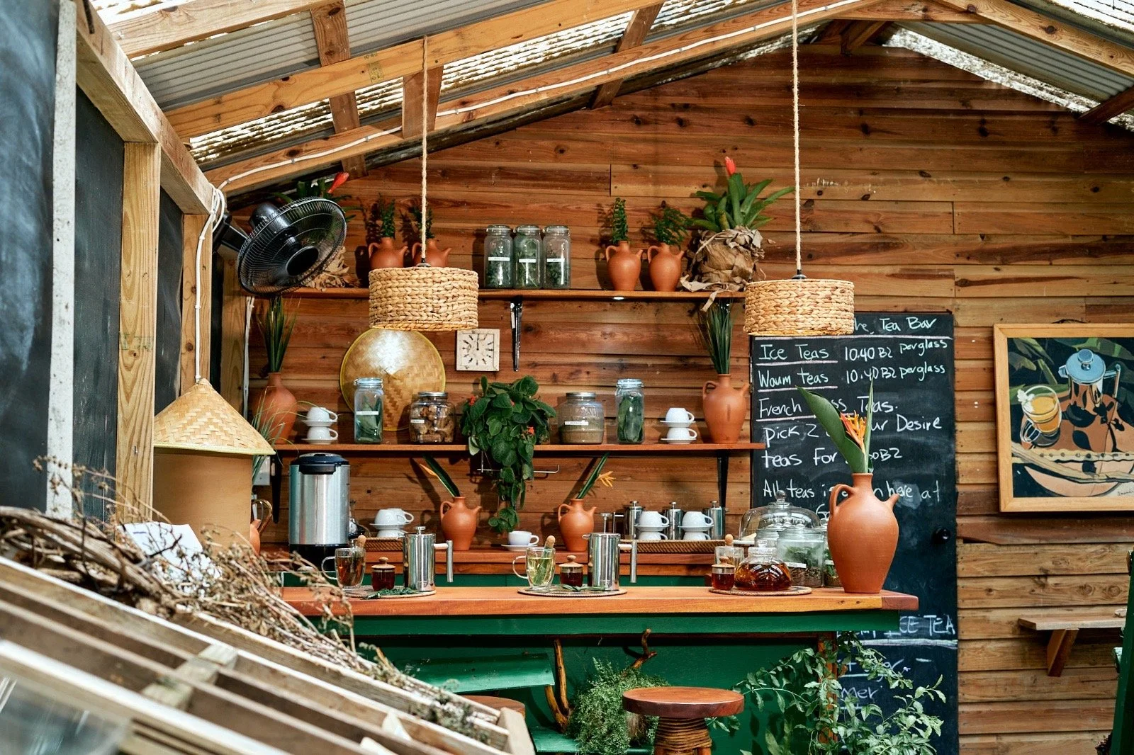 Painting for the Coppola Tea Room | Turtle Inn | Belize