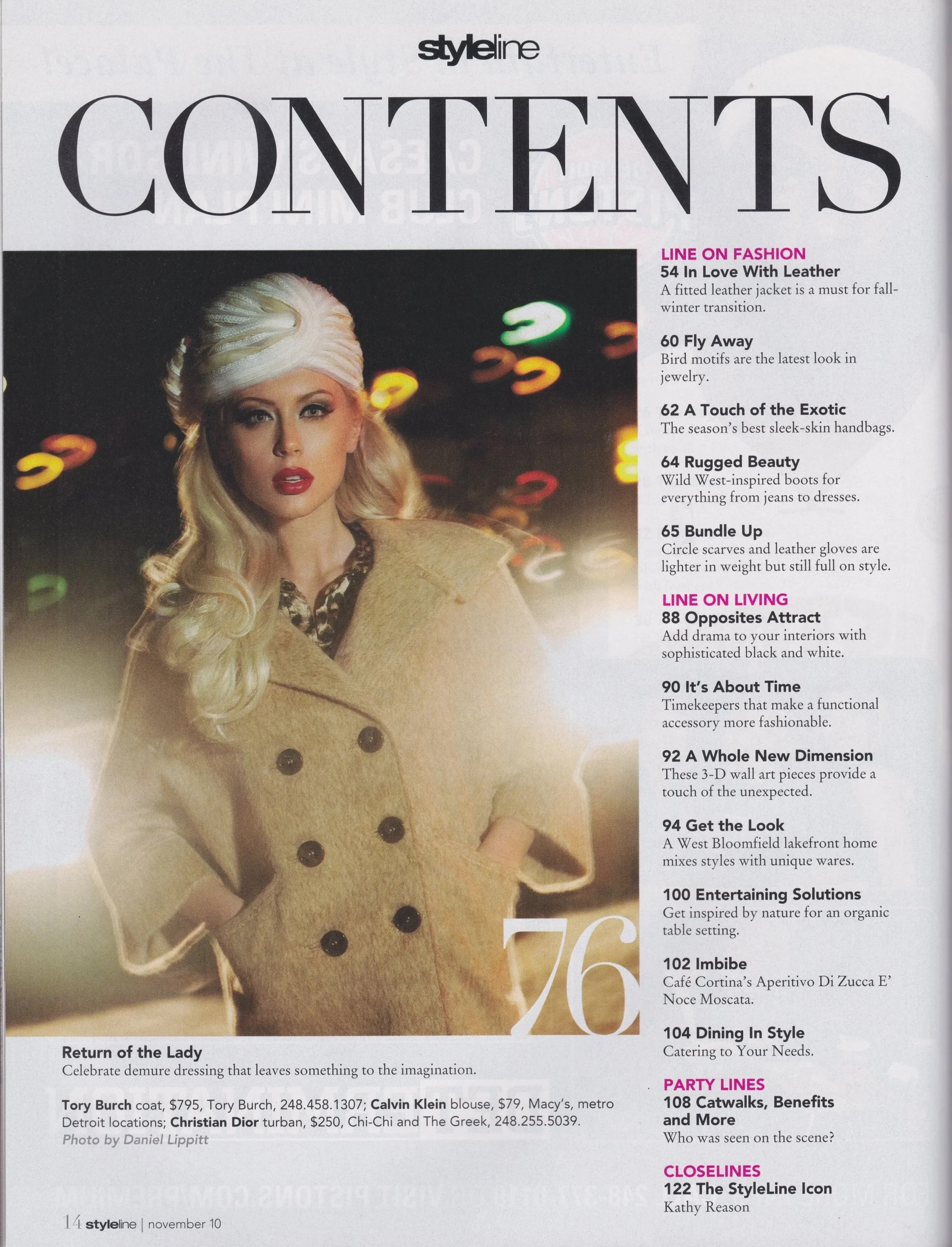 Styleline Magazine | Stylist Assistant | 2010