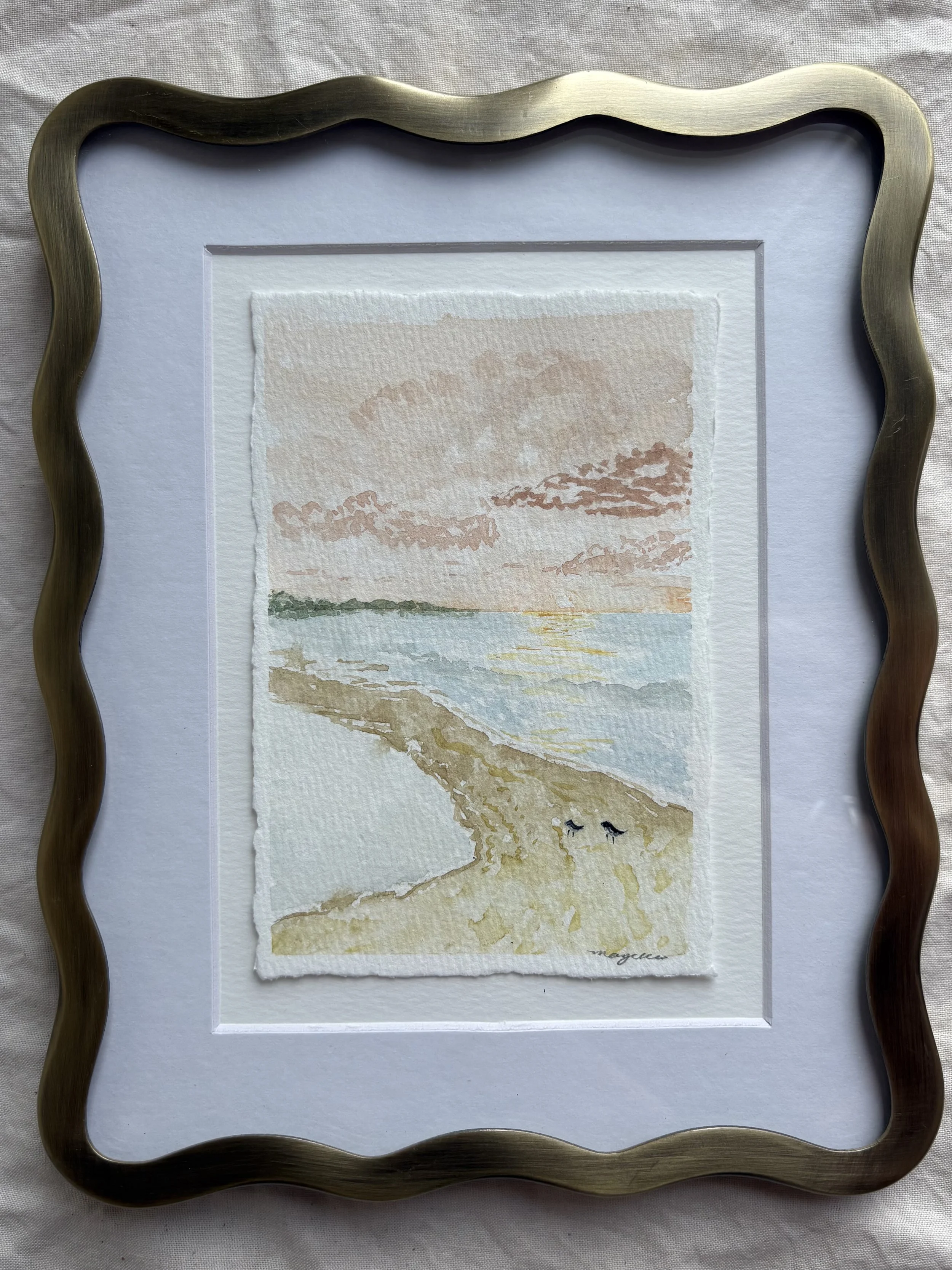 Morning Drift | Original Framed Watercolor