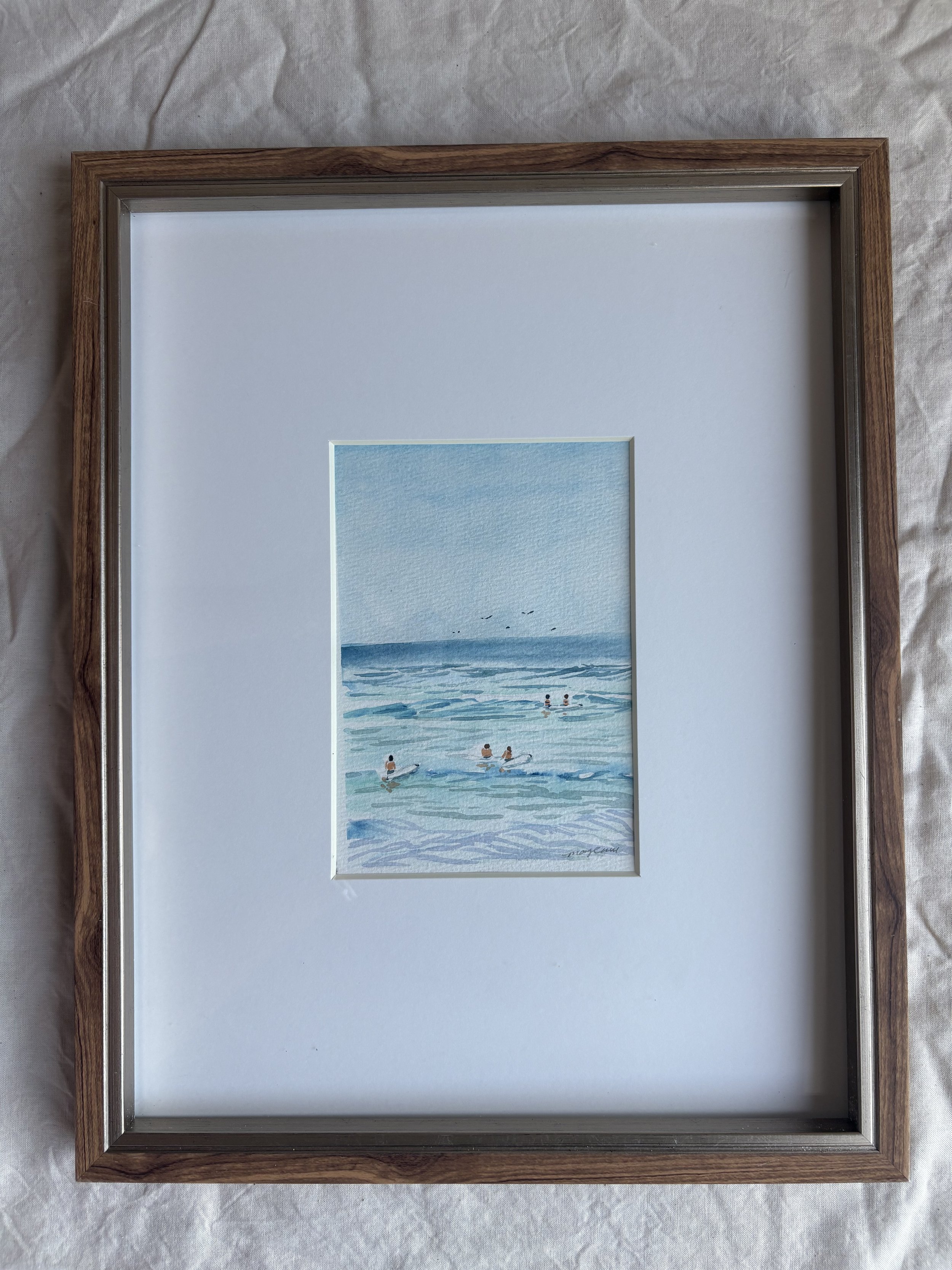 Board Meeting | Original Framed Watercolor