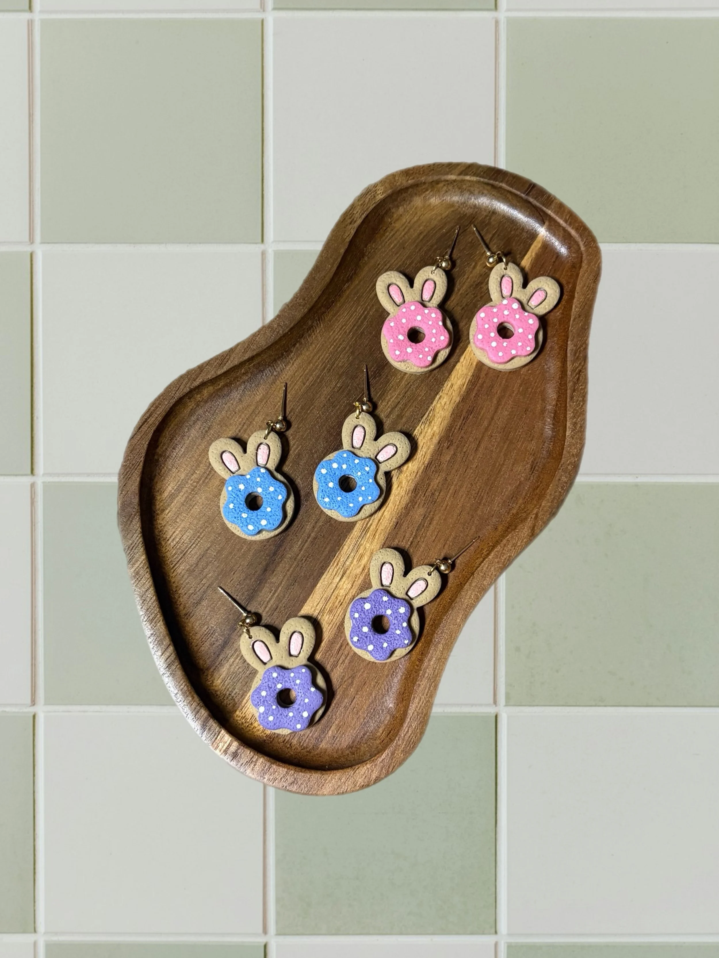 Bunny Donut Earrings