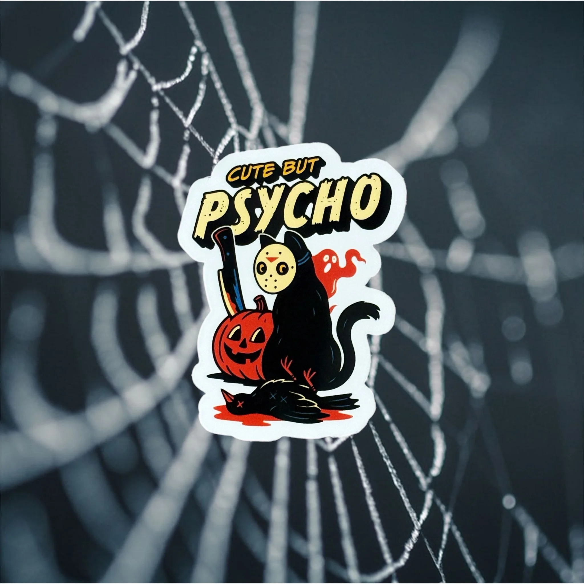 Cute But Psycho Sticker