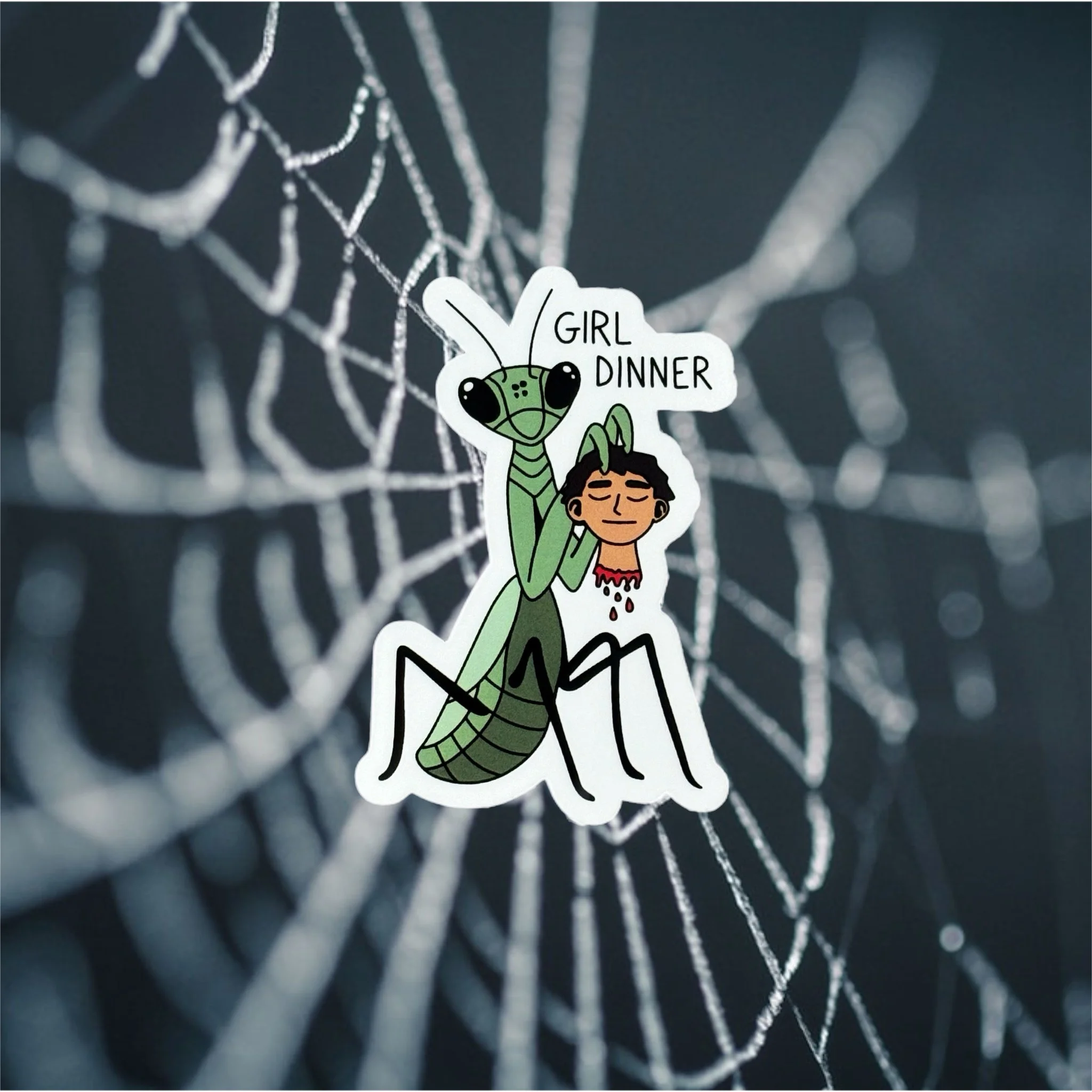 Girl Dinner Sticker
