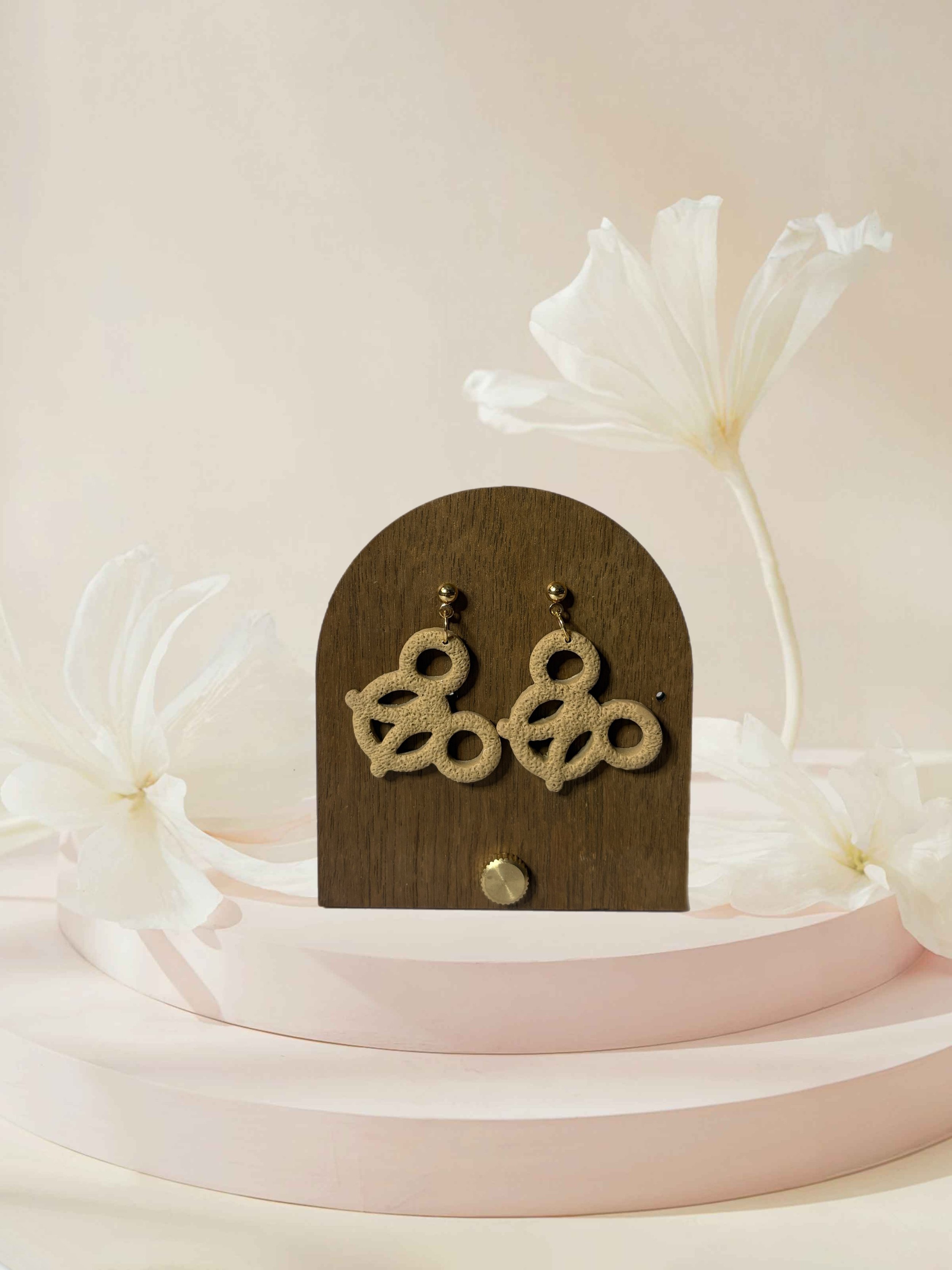 Mickey Mouse Pretzel Earrings