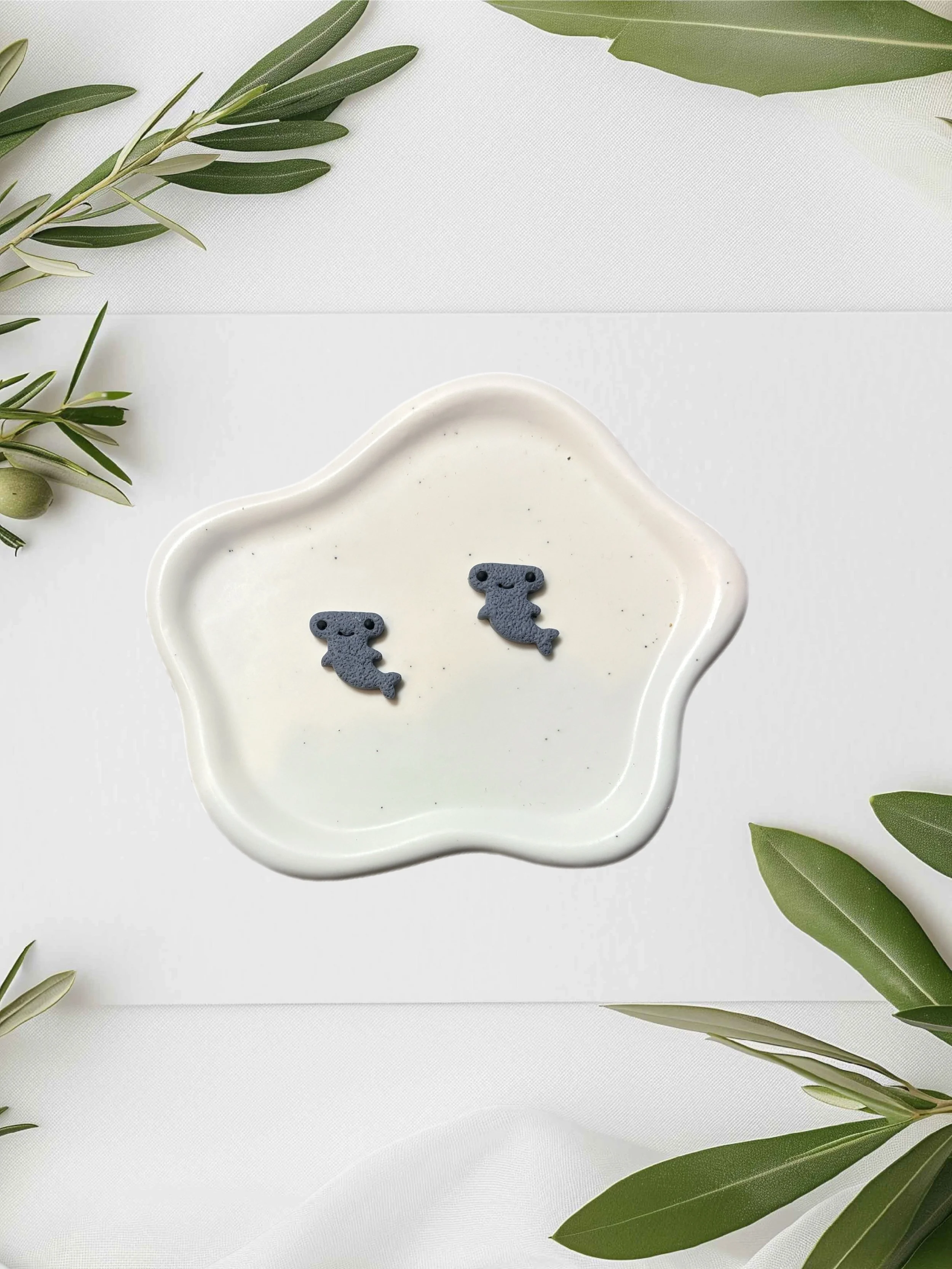 Hammer Head Shark Studs