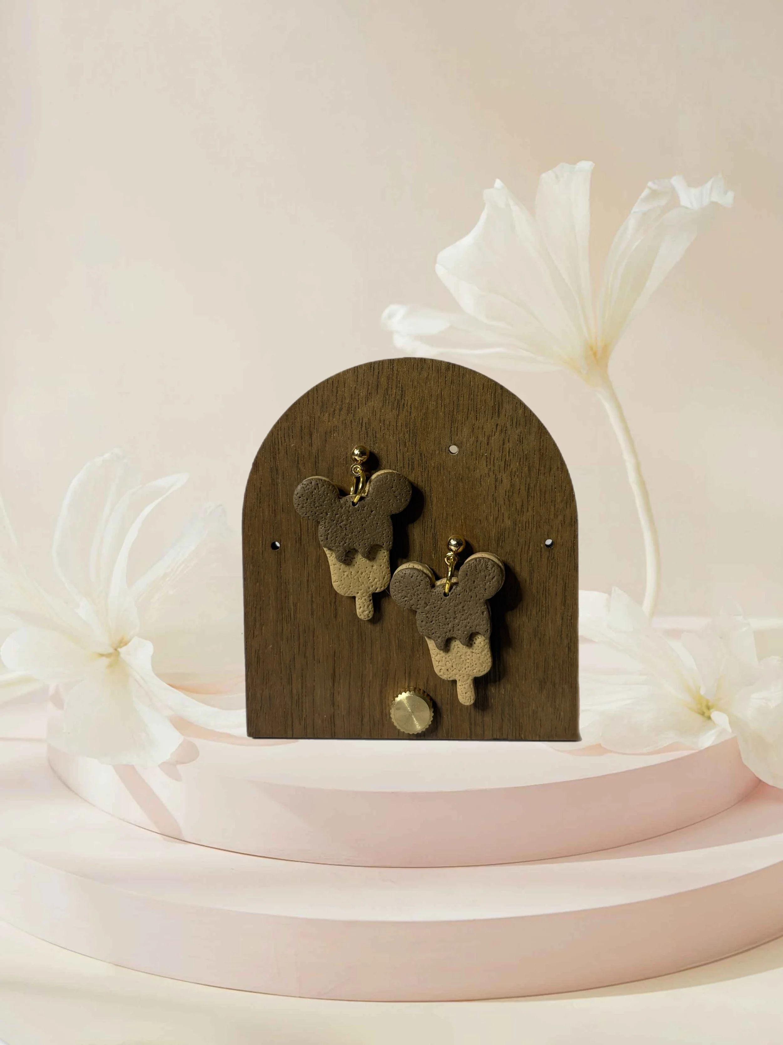 Mickey Mouse Ice Cream Earrings