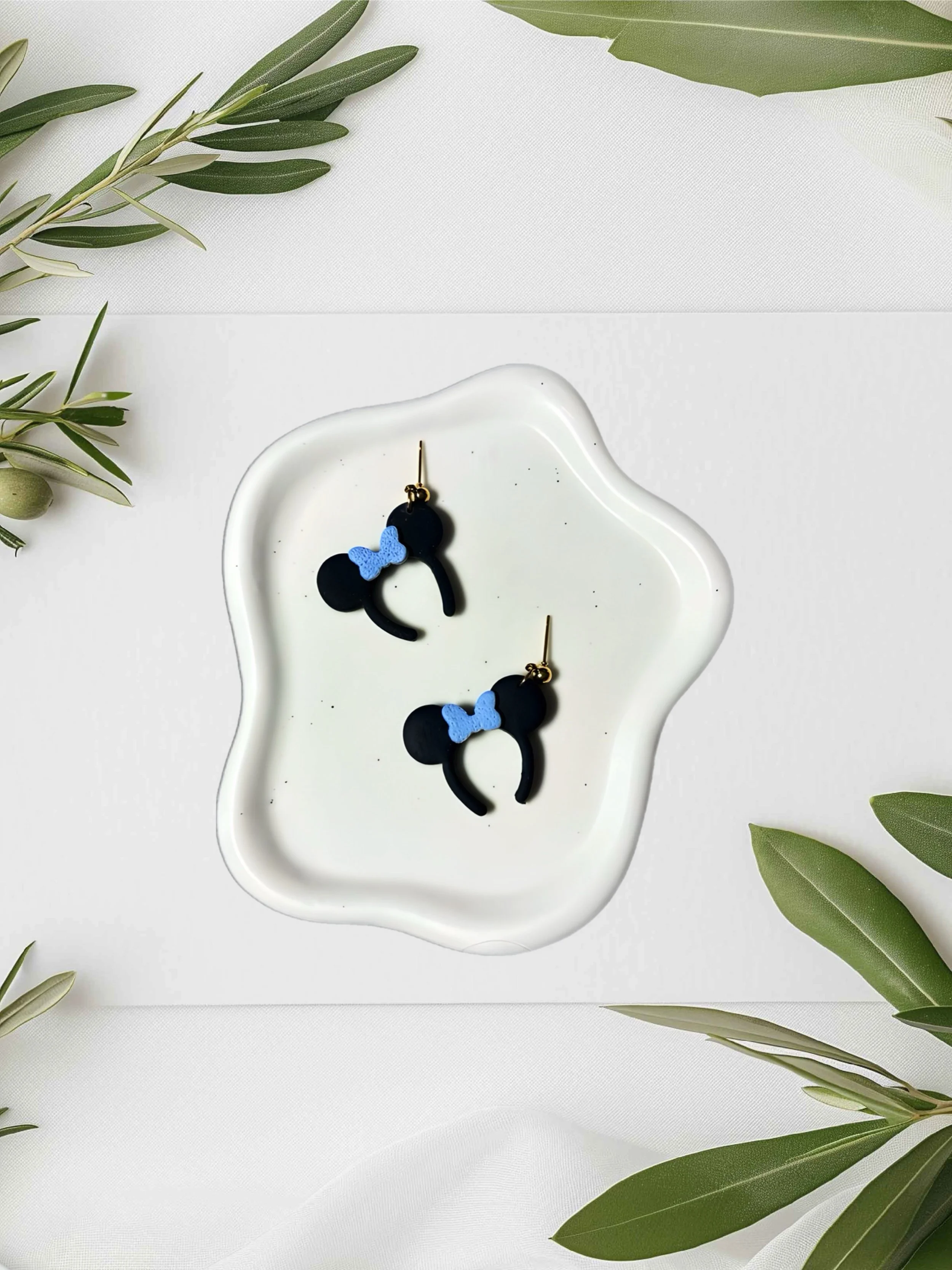 Minnie Mouse Headband Earrings