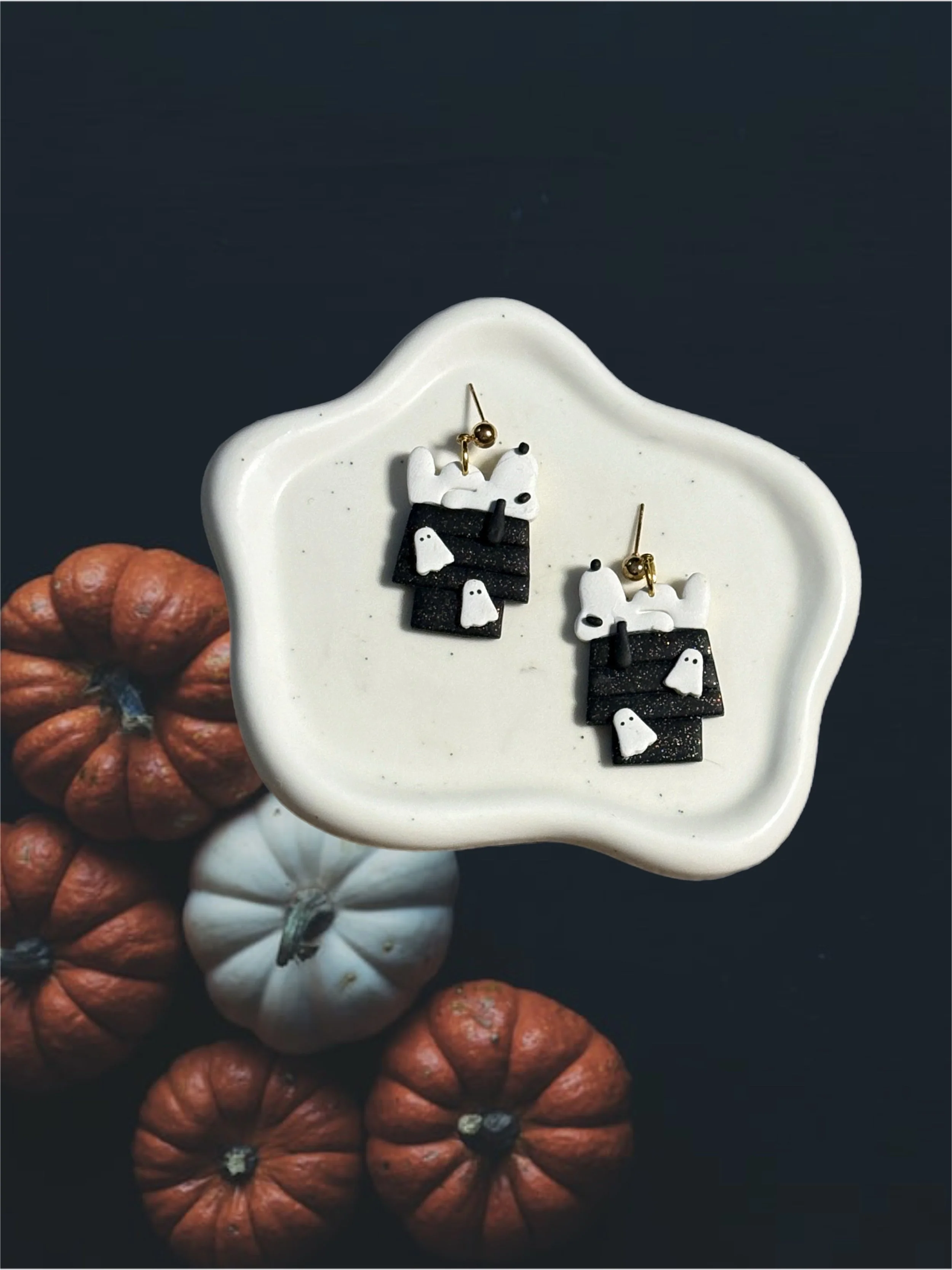 Halloween Snoopy Earrings