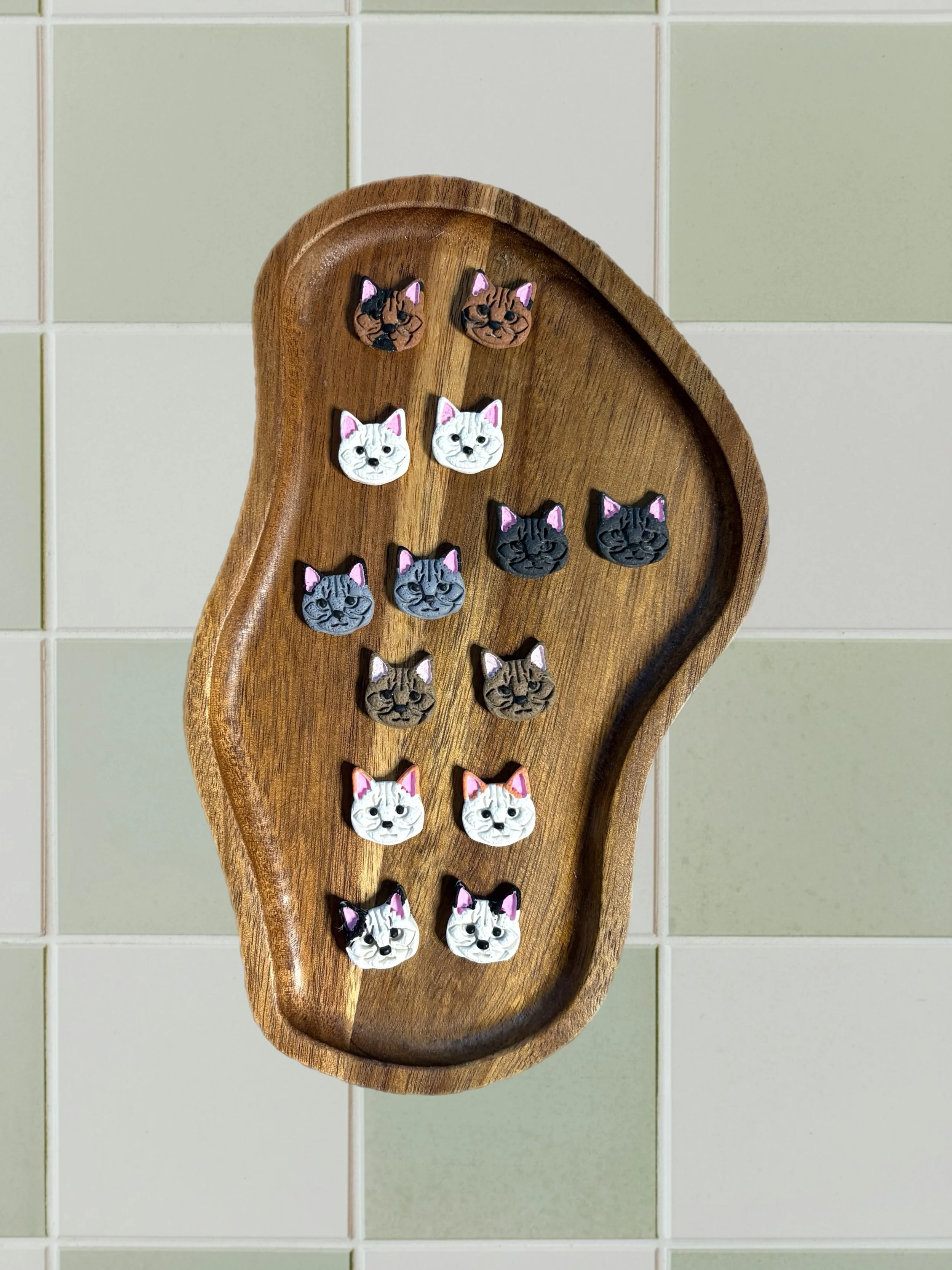 Tabby Cat Studs