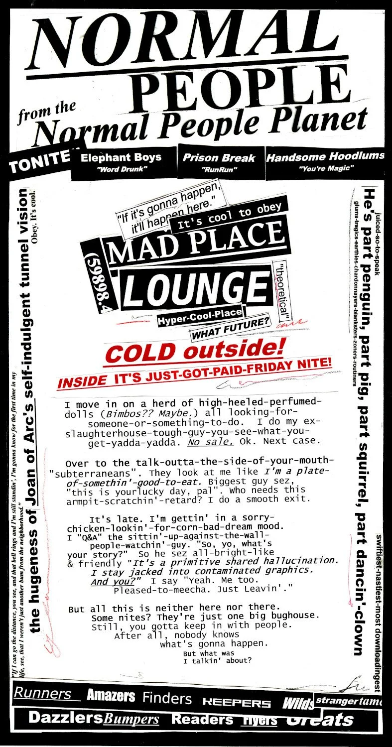 Mad Place Lounge (2017) - Paper collage