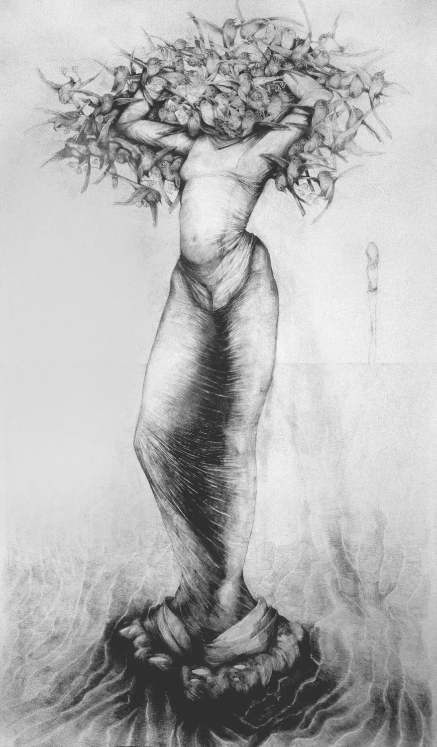 Untitled (c. 2000) - Pencil and pastel