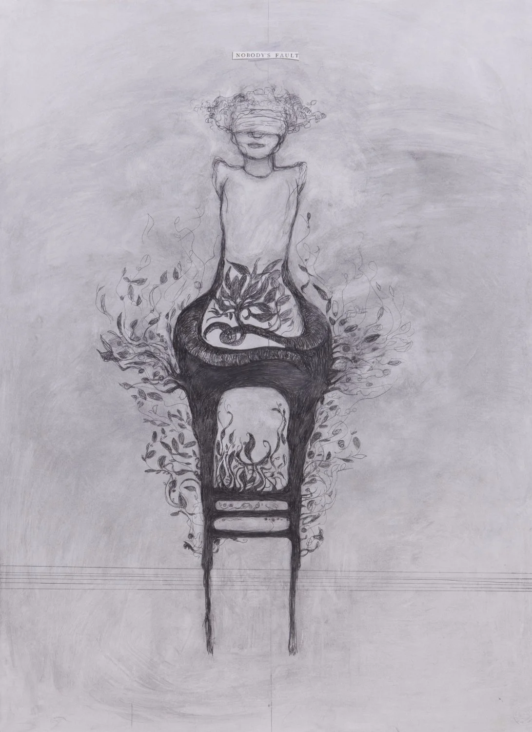 Untitled (c. 2001) - Pencil and pastel