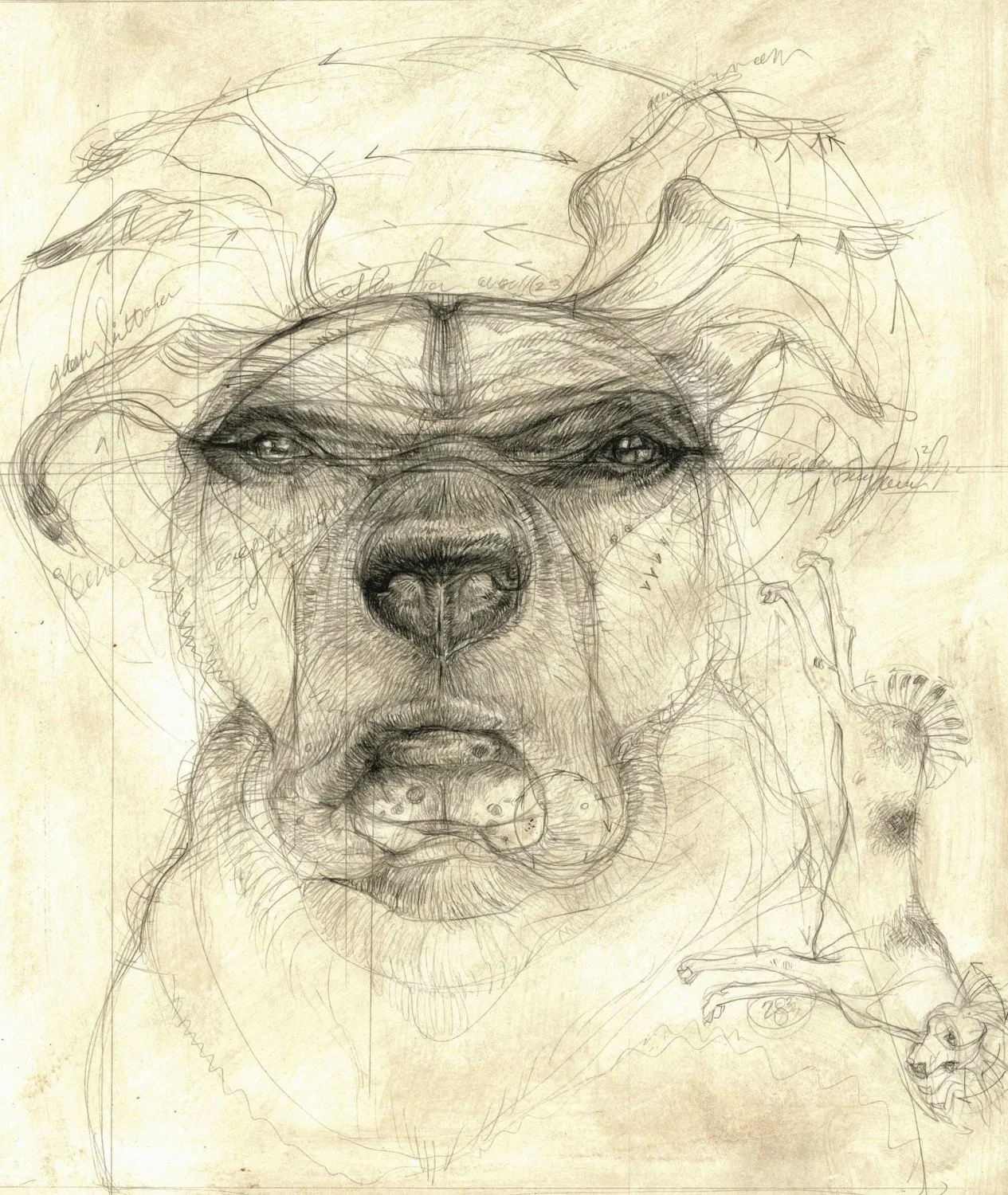 Untitled (c. 2012) - Pencil and pastel
