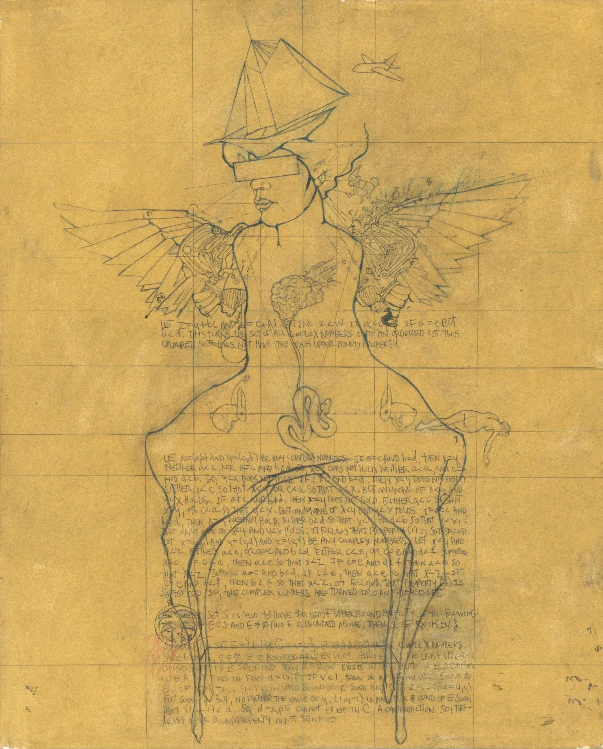 Boat Head (c. 1999) - Pencil and pastel