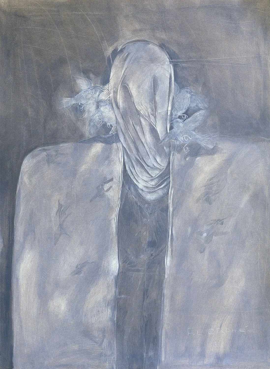 Untitled (c. 1997) - Pencil and pastel