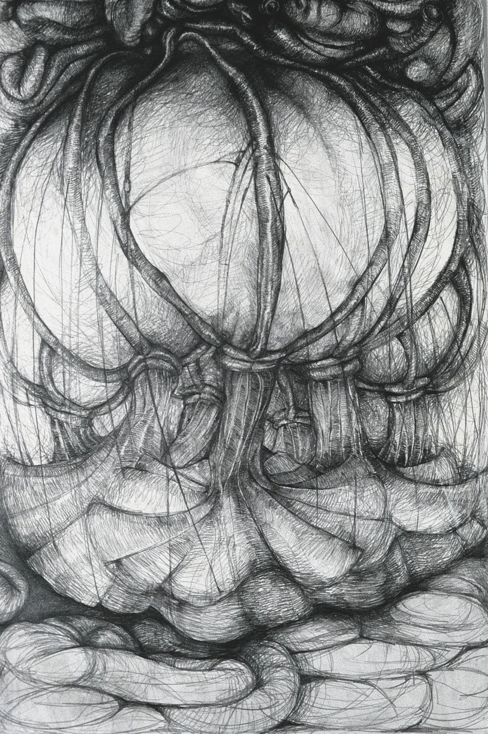 Breathing (c. 2001) - Pencil and pastel