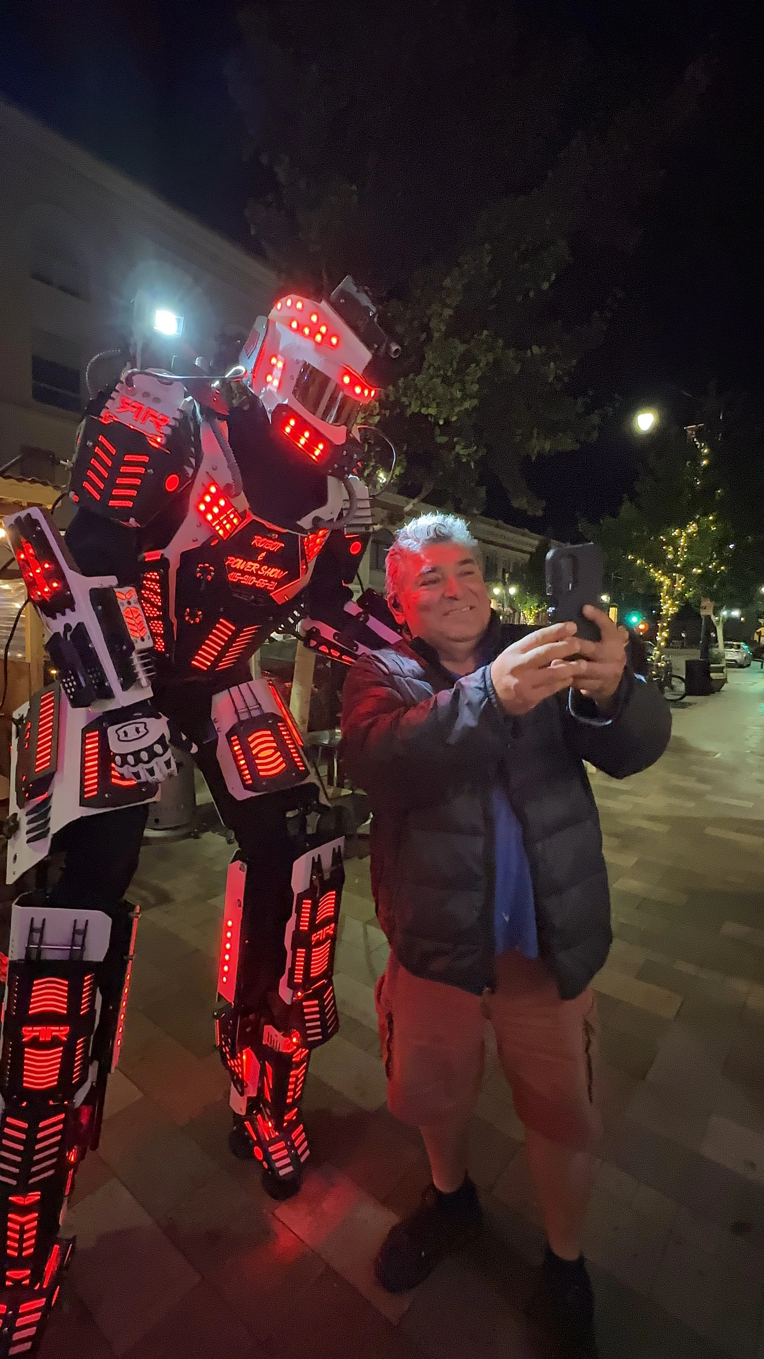 LED Robot Stilt Walker