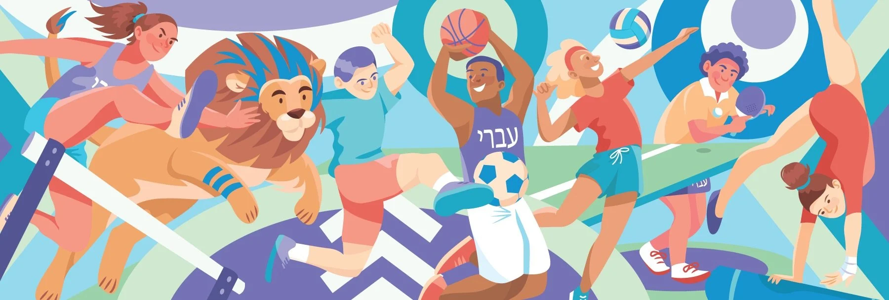 Mural Work - Colegio Colombo Hebreo