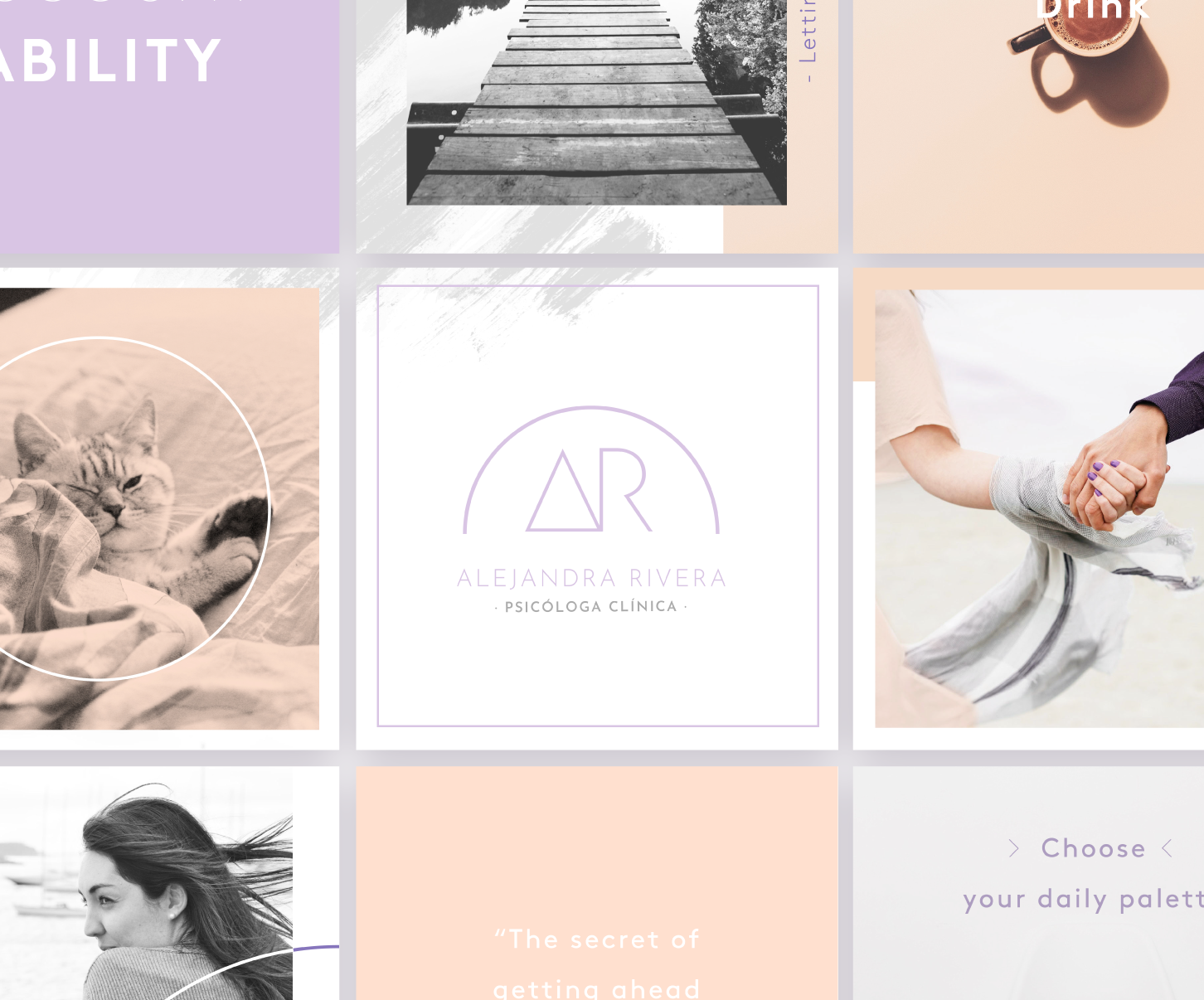 Alejandra Rivera Psicóloga - Logo Design and Brand Development