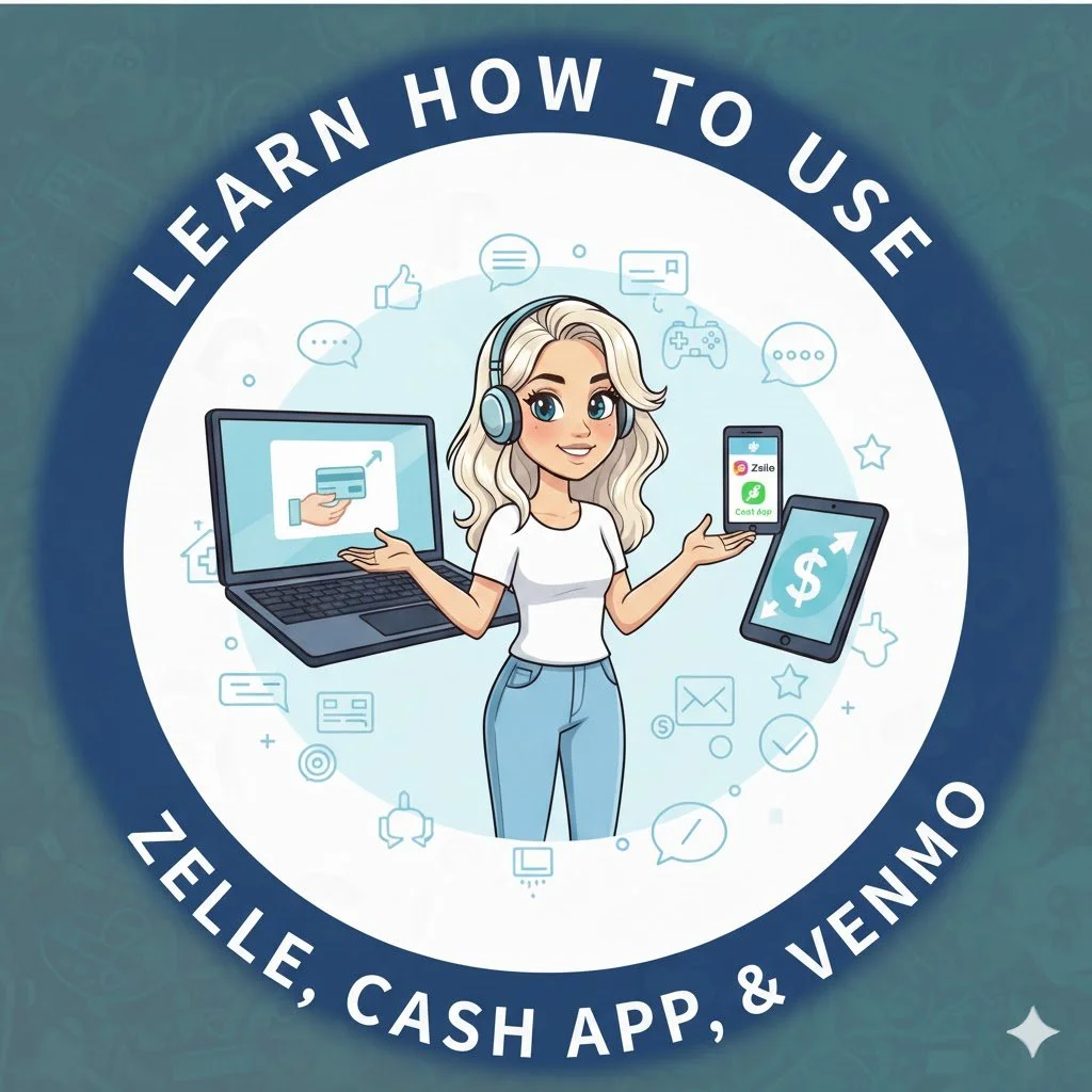 Learn How to Use Zelle, Cash App & Venmo
