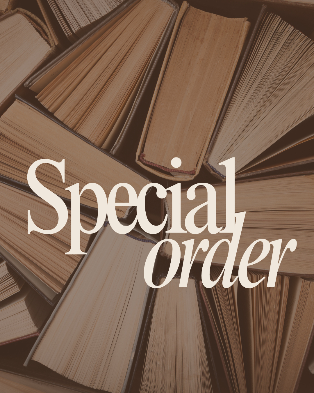 Special Order a book not seen here