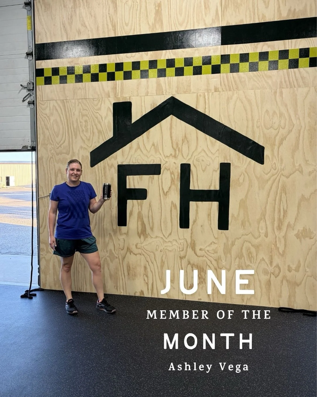 Our June Member of the Month is Ashley Vega. Fun fact! Ashley was actually our very first member signup when our founder&rsquo;s memberships went live before we even opened our doors. She is a 4:45pm regular and every day is a dance party if you&rsqu