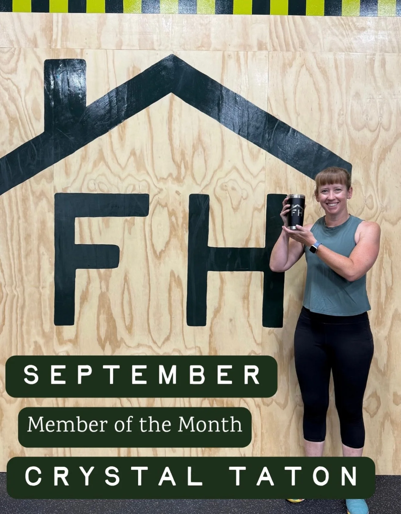 SEPTEMBER MEMBER OF THE MONTH 🔥💚
Crystal is deserving of this title more than we can say. She shows up to every class ready to work hard, find small ways she can improve, and encourage everyone else along the way. Her progress in the short time she