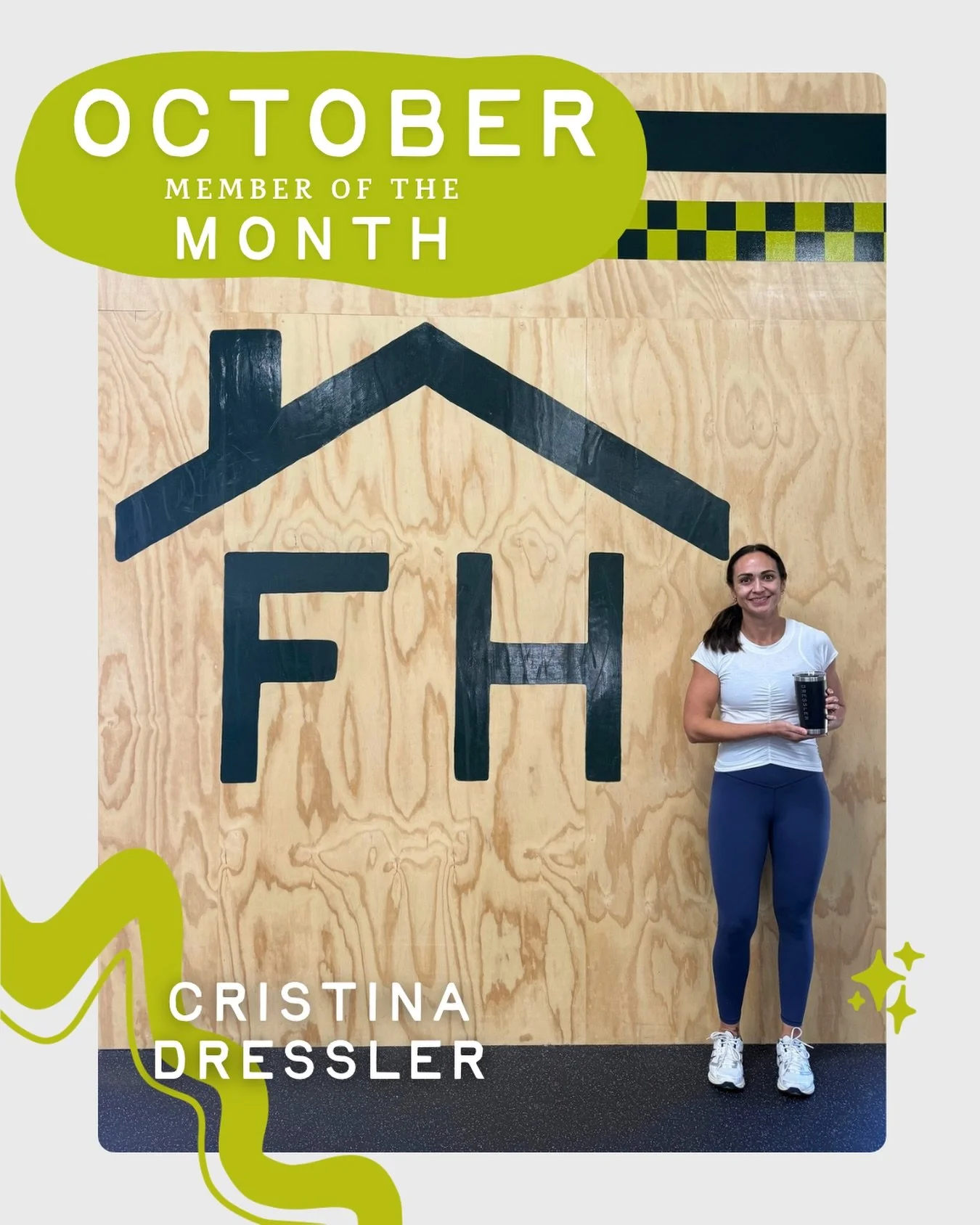 Wrapping up test week from our summer cycle this week and Cristina gets to add Member of the Month to the list of PR&rsquo;s she already has to brag about this week. Cristina was one of our first Instagram followers, a founding member from day one, a