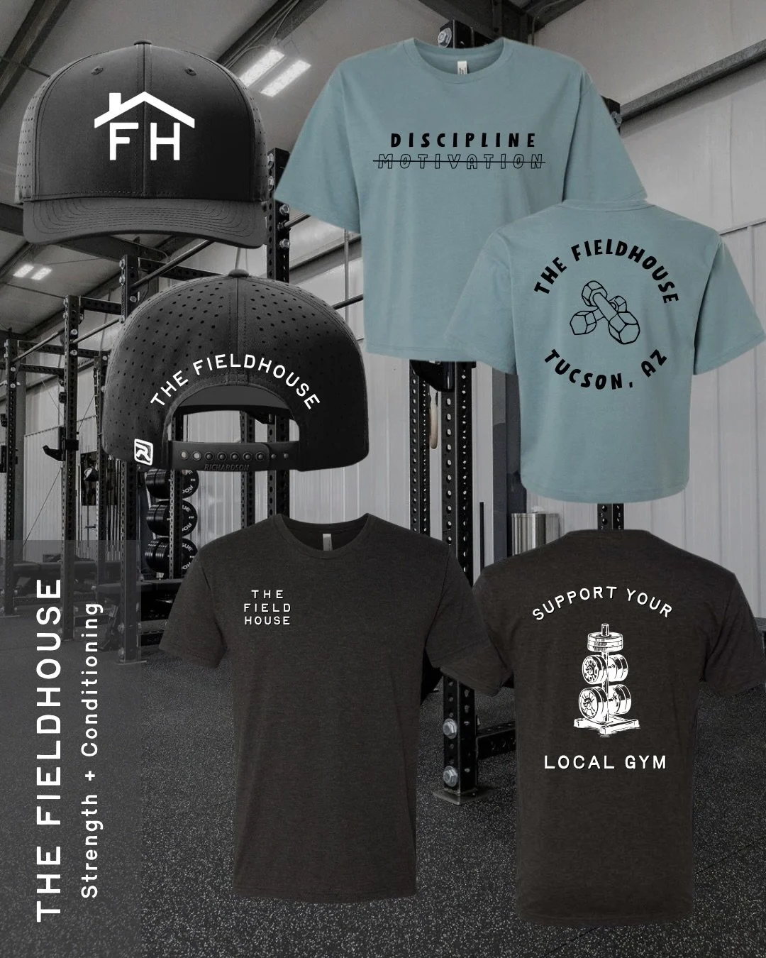 Fieldhouse Fall Gear is here! Members have been putting their pre-orders in all week and we are getting stoked to see you all in some new swag. If you want to rep some FH gear, send us a message and we&rsquo;ll get you hooked up. 

&ldquo;Support You