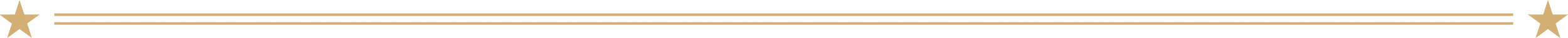 Horizontal decorative border with gold arrows and stars.