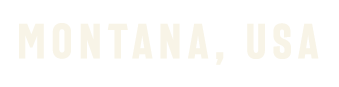 Text reading 'Montana, USA' in light-colored font