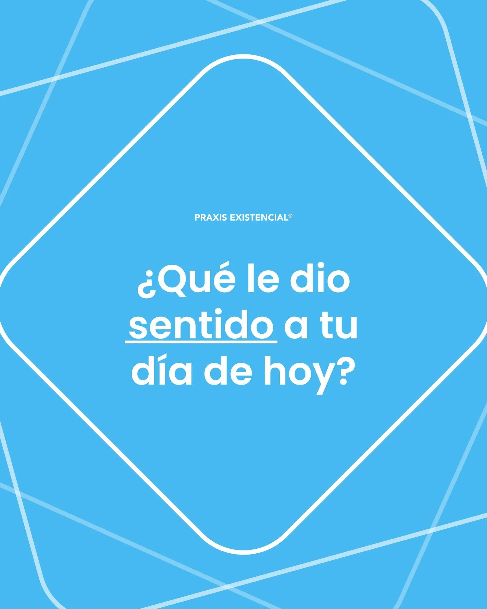 &iexcl;Comp&aacute;rtenos tu respuesta en los comentarios! 💙

#PraxisExistencial #Logoterapia #TerapiaOnline