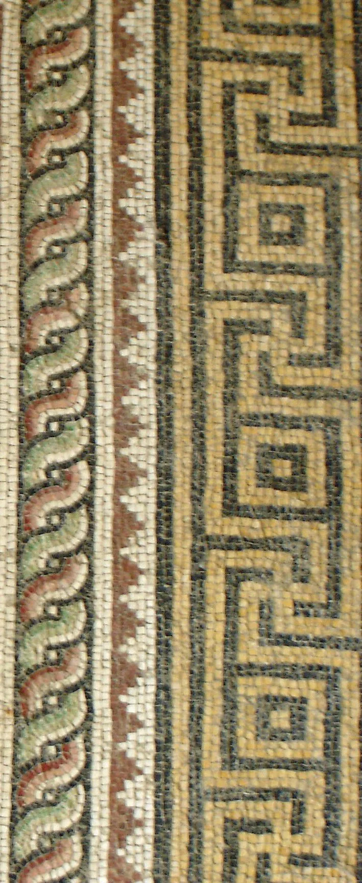 Ancient mosaic detail