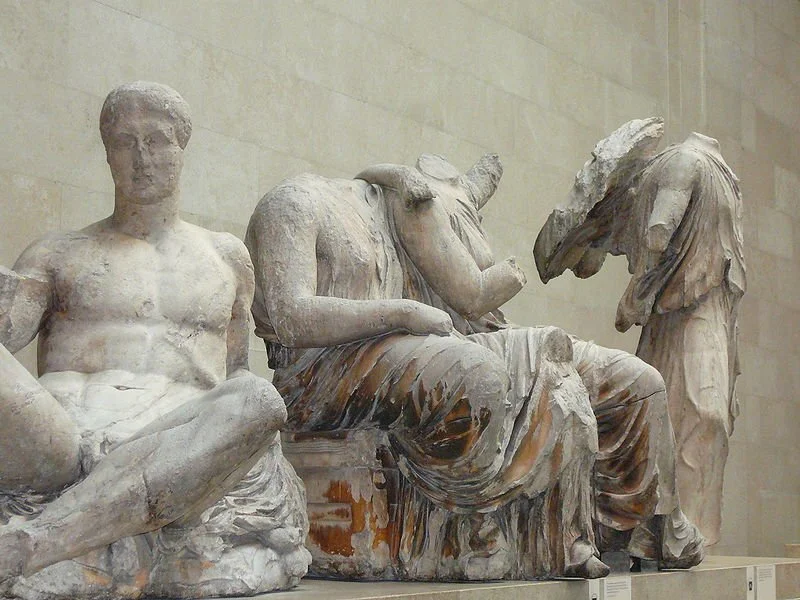 Ancient temple statues