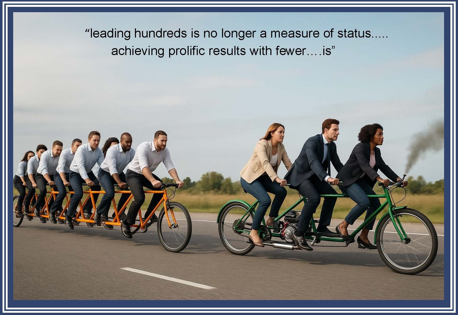 “I have 500 in my org”.