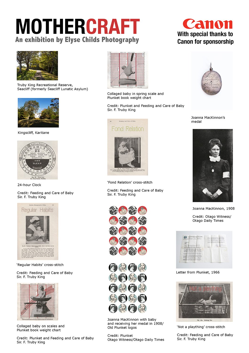 Mothercraft exhibition brochure