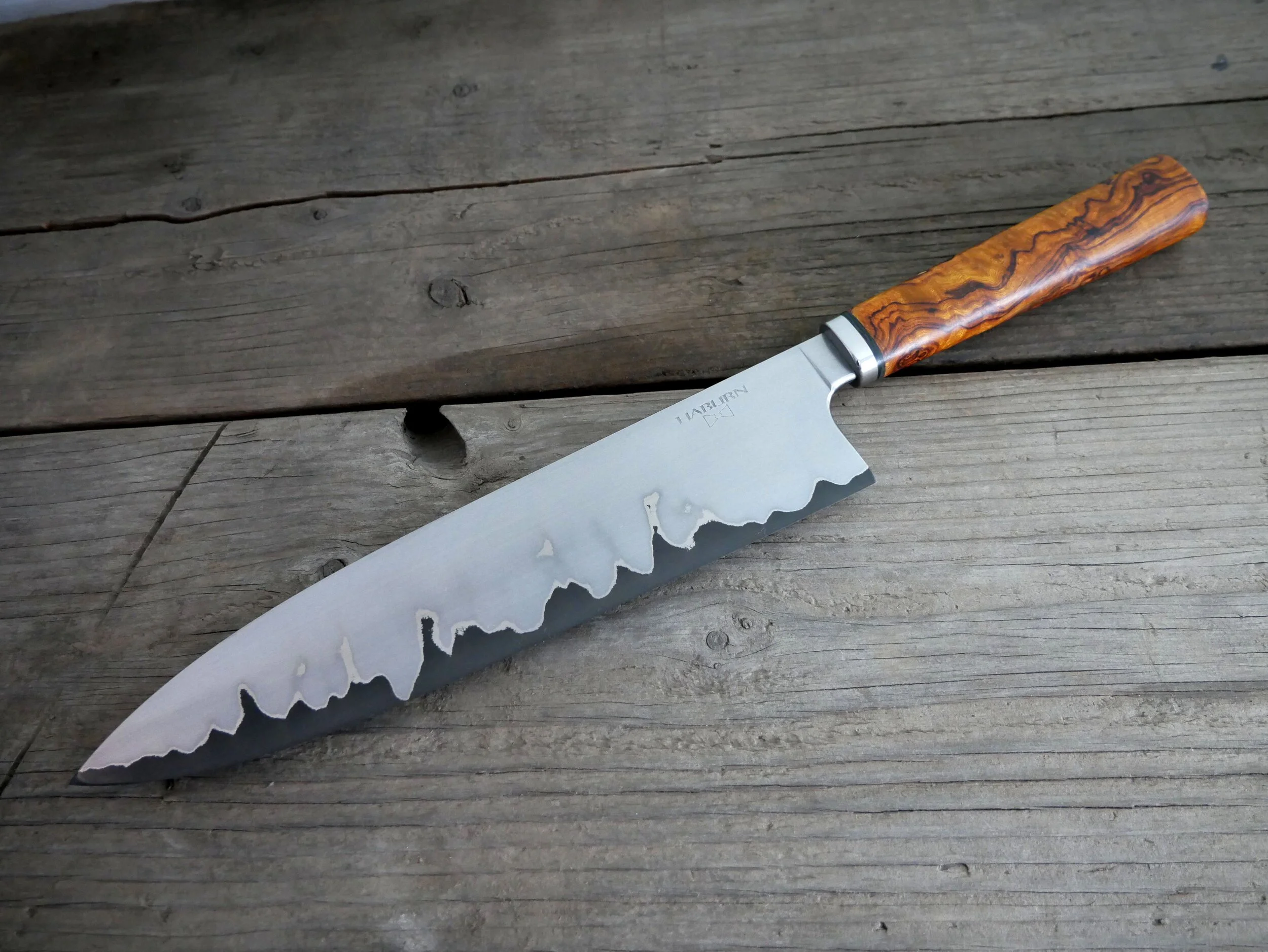 Custom Stainless San Mai Gyuto